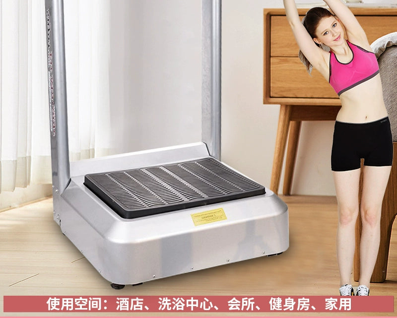 Electric Power Plate Shiver Machine Standing Bean Bag Body Shaping Machine Weight Loss Machine Vibration Slimming Belly Leg Slimming Workout Equipment