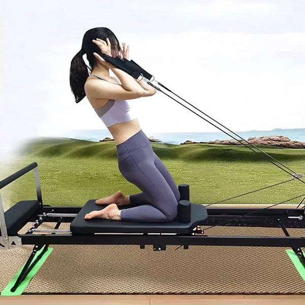 Fitness Equipment Large Sliding Foldable Home Added Foot Pedal Pilates Core Yoga Bed