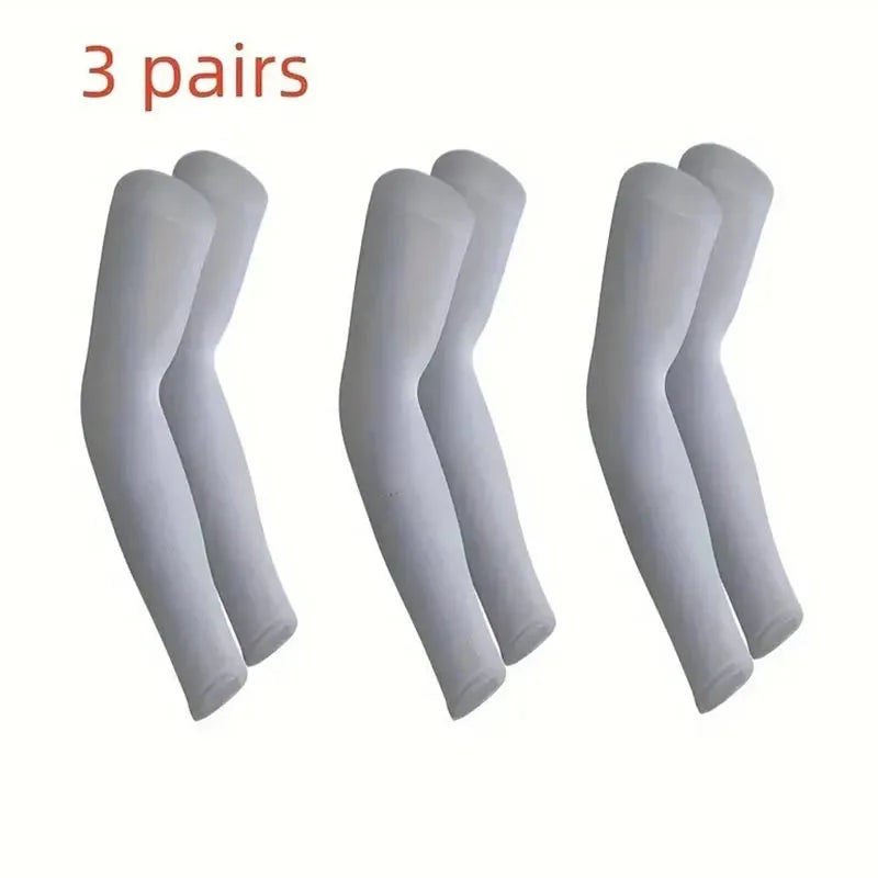 3 Pair of Breathable Sun Protection Sleeves