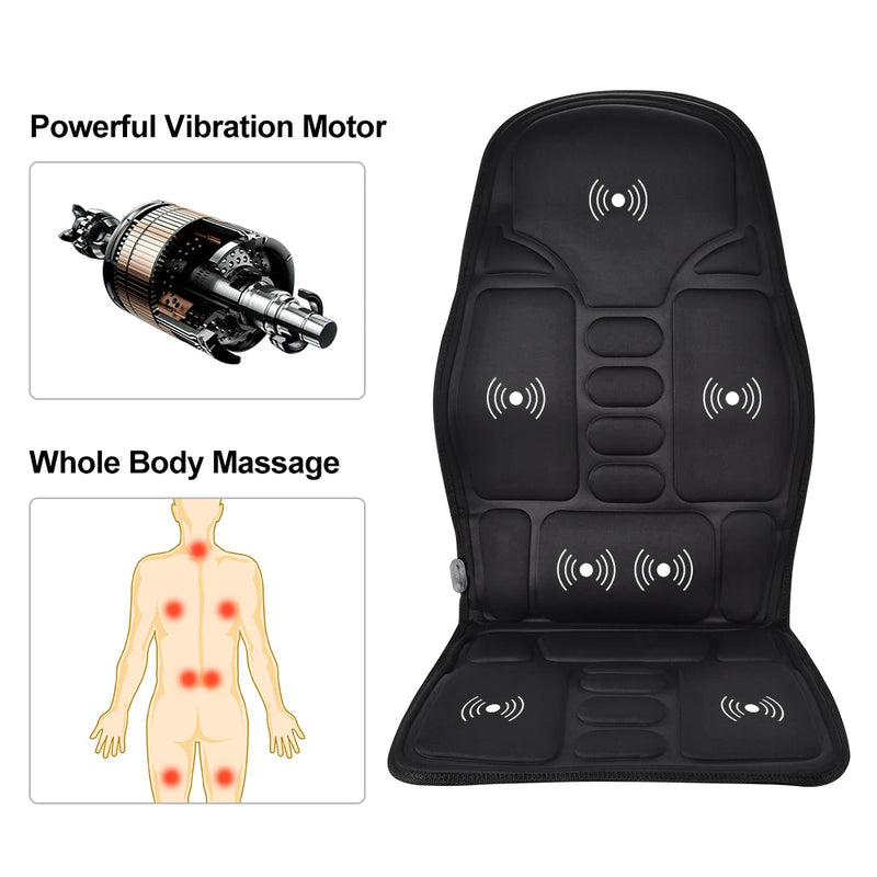 Electric Vibrating Massage Chair for Car