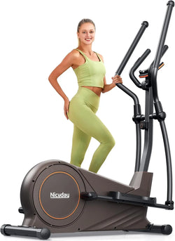 Niceday Elliptical Machine, Elliptical Exercise Machine for Home with Hyper-Quiet Magnetic Driving System, Elliptical Trainer wi