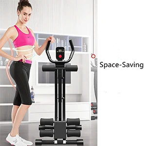 Core & Abdominal Trainers AB Workout Machine Home Gym Strength Training Ab Cruncher Foldable Fitness Equipment