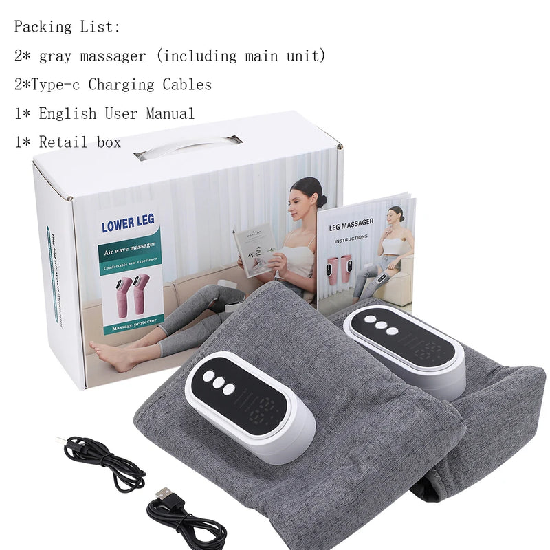 Electric 3-Speed Leg Massager